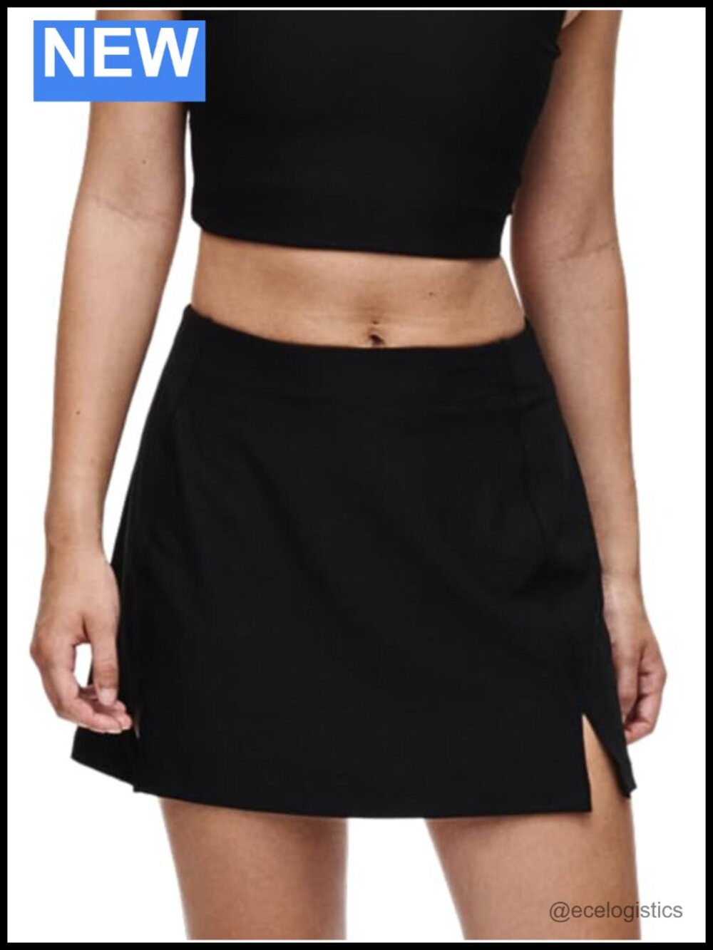 High-Rise A-Line Athletic Skort with Built-in Shorts Liner and Phone Pocket